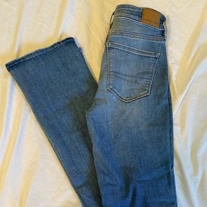 American Eagle high waisted bootcut jeans
